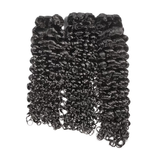 Mixed Strands Luxury Hair The Aqua Water Wave Weft Bundle 100% Virgin Human Hair Extensions