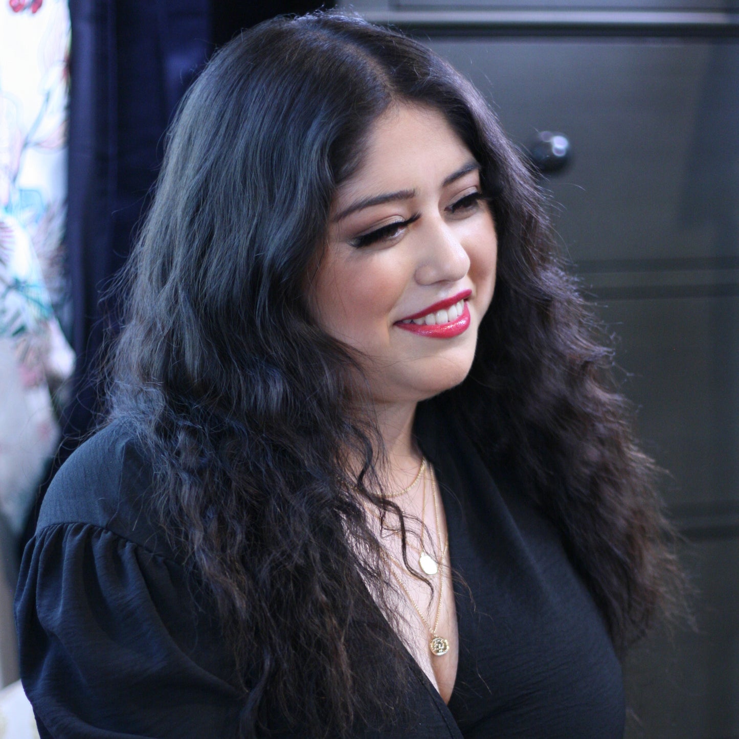 Mixed Strands Luxury Hair The Crimp Deep Wavy HD Lace Closure 4x4 5x5 6x6 #1B Dark Brown 100% Virgin Human Hair Extensions