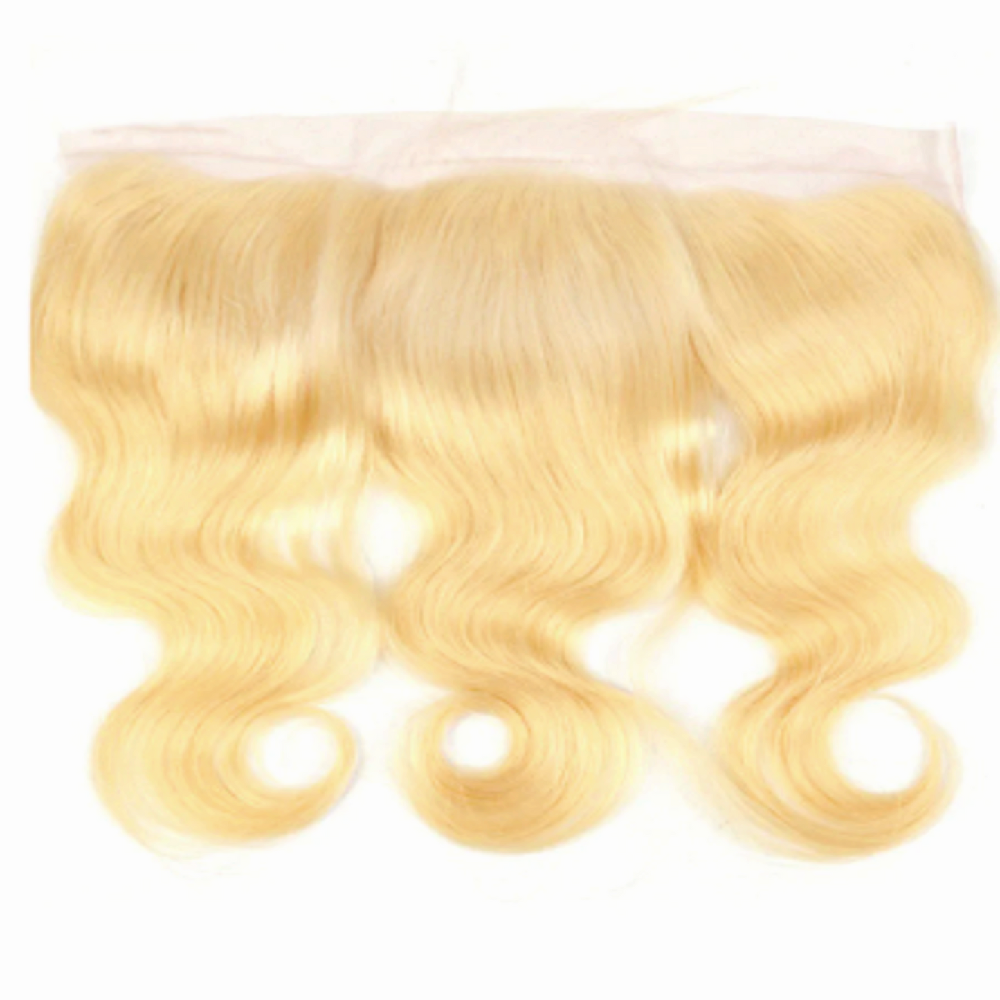 Mixed Strands Luxury Hair The Goldie Body Wave #613 Golden Blonde HD Lace Frontal 100% Virgin Human Hair Extensions.