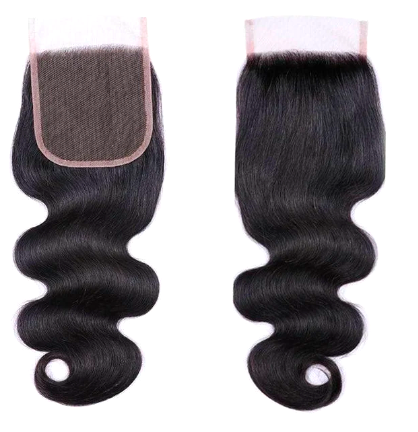 Mixed Strands Luxury Hair The Body Wave #1B Dark Brown HD Lace Closure 100% Virgin Human Hair Extensions