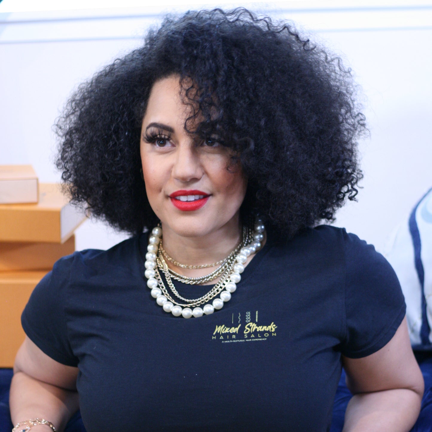 Mixed Strands Luxury Hair #1B Dark Brown Tight Coil Kinky Curly HD Lace Closure 100% Virgin Human Hair.