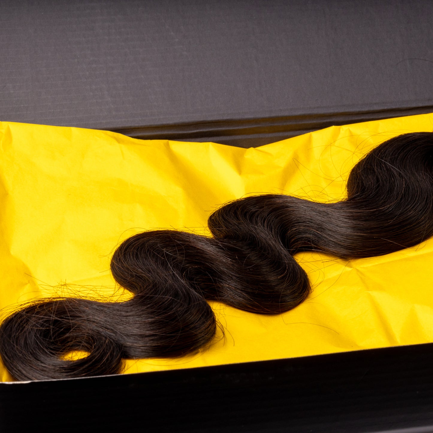 Mixed Strands Luxury Hair The Body Wave #1B Dark Brown 100% Virgin Human Hair Extensions
