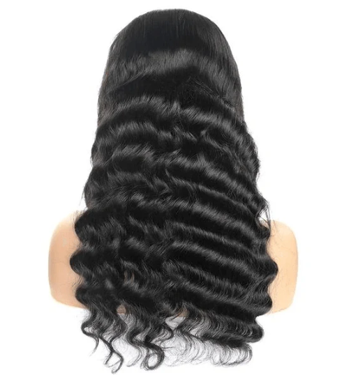 Mixed Strands Luxury Hair The Hollywood Loose Wave #1B DArk Brown HD Lace Wig 100% Virgin Human Hair Extensions